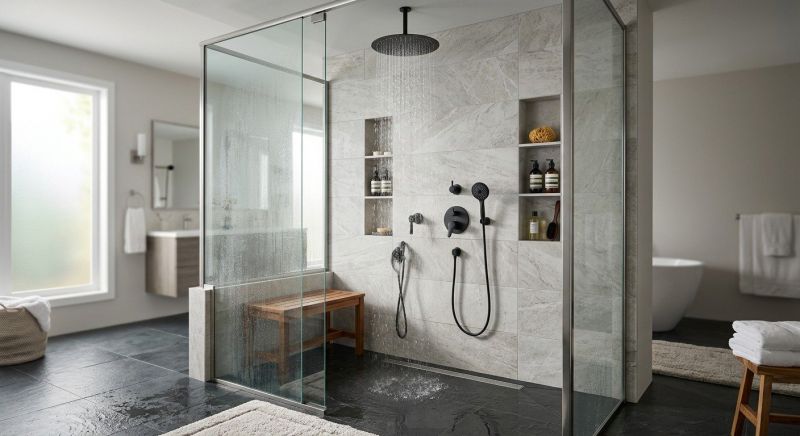 Shower Enlargement in Moscow, PA
